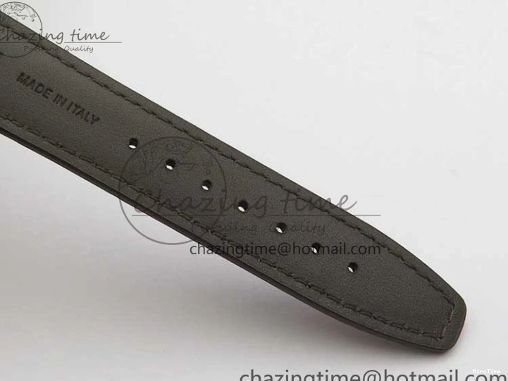 MIROTIME 0413 Original Portuguese IW358304 ZF 1:1 Best Edition SS White Dial RG Markers on Leather Strap A 7077